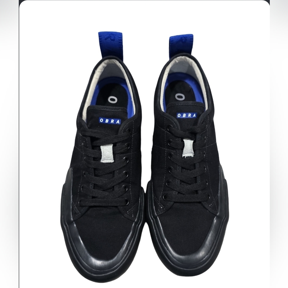 Obra Tetra Canvas Low Full Cap Men's Black Size 9.5